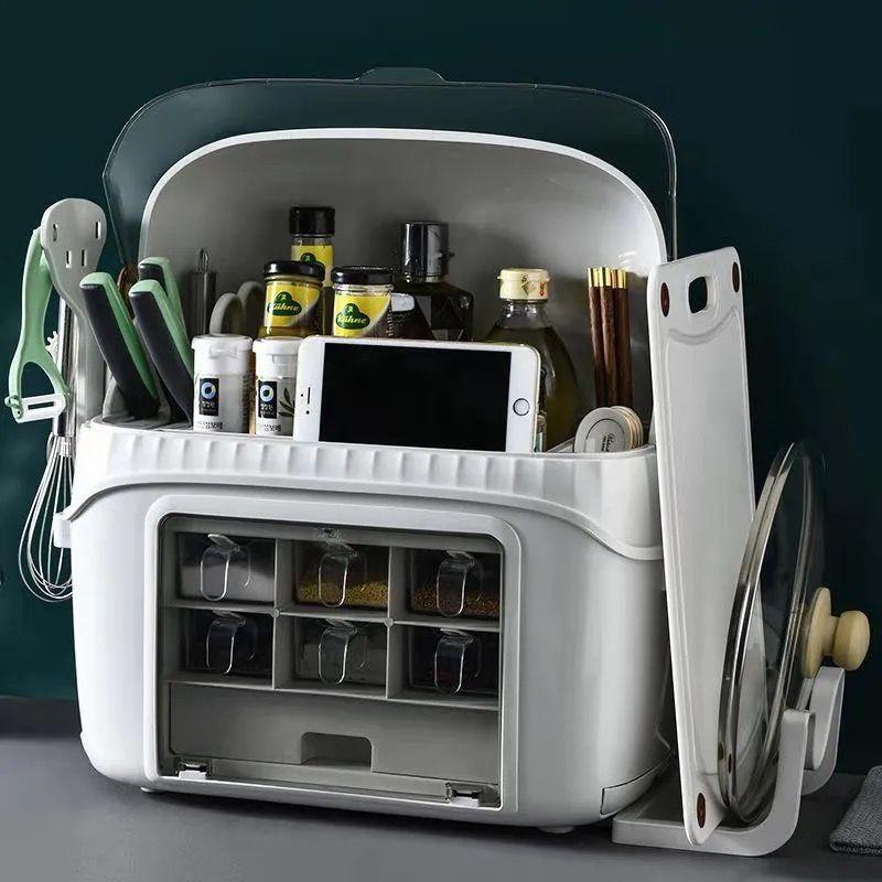 Kệ Đựng Gia Vị Để Bàn 2 Tầng Nhà Bếp SAVOUR LIFE