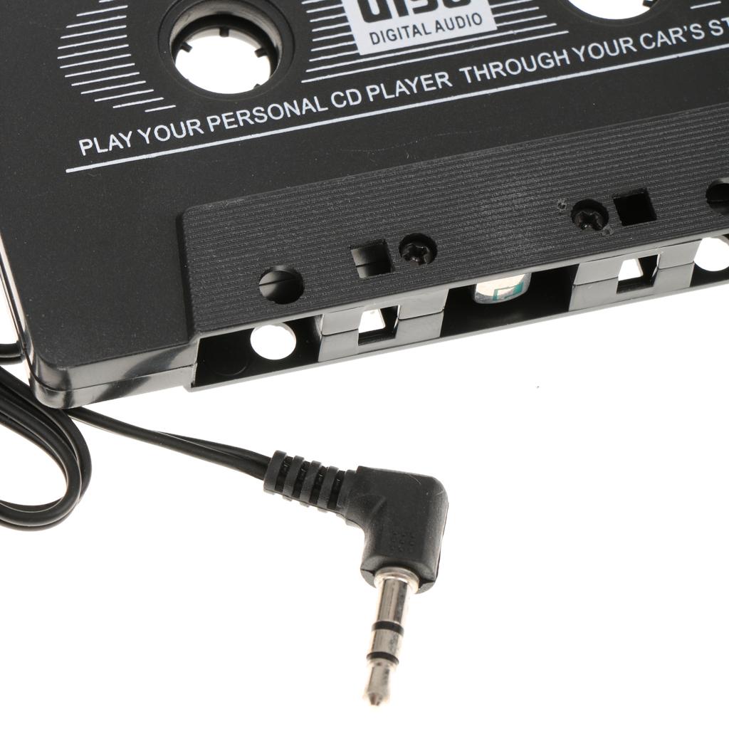 2x Car Cassette Tape 3.5mm AUX Audio Adapter For MP3 MP4 Player CD IPhone