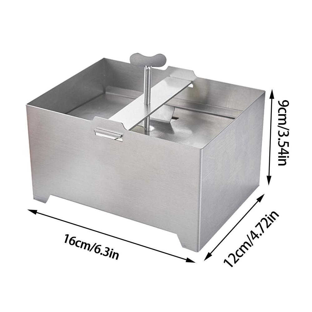 Khuôn Làm Đậu Phụ, Làm Đậu Hũ Inox 304 Khuôn chữ nhật Lớn Chức Năng Ép (1000 gr Đậu) Tofu Mold Soybean PVN4704