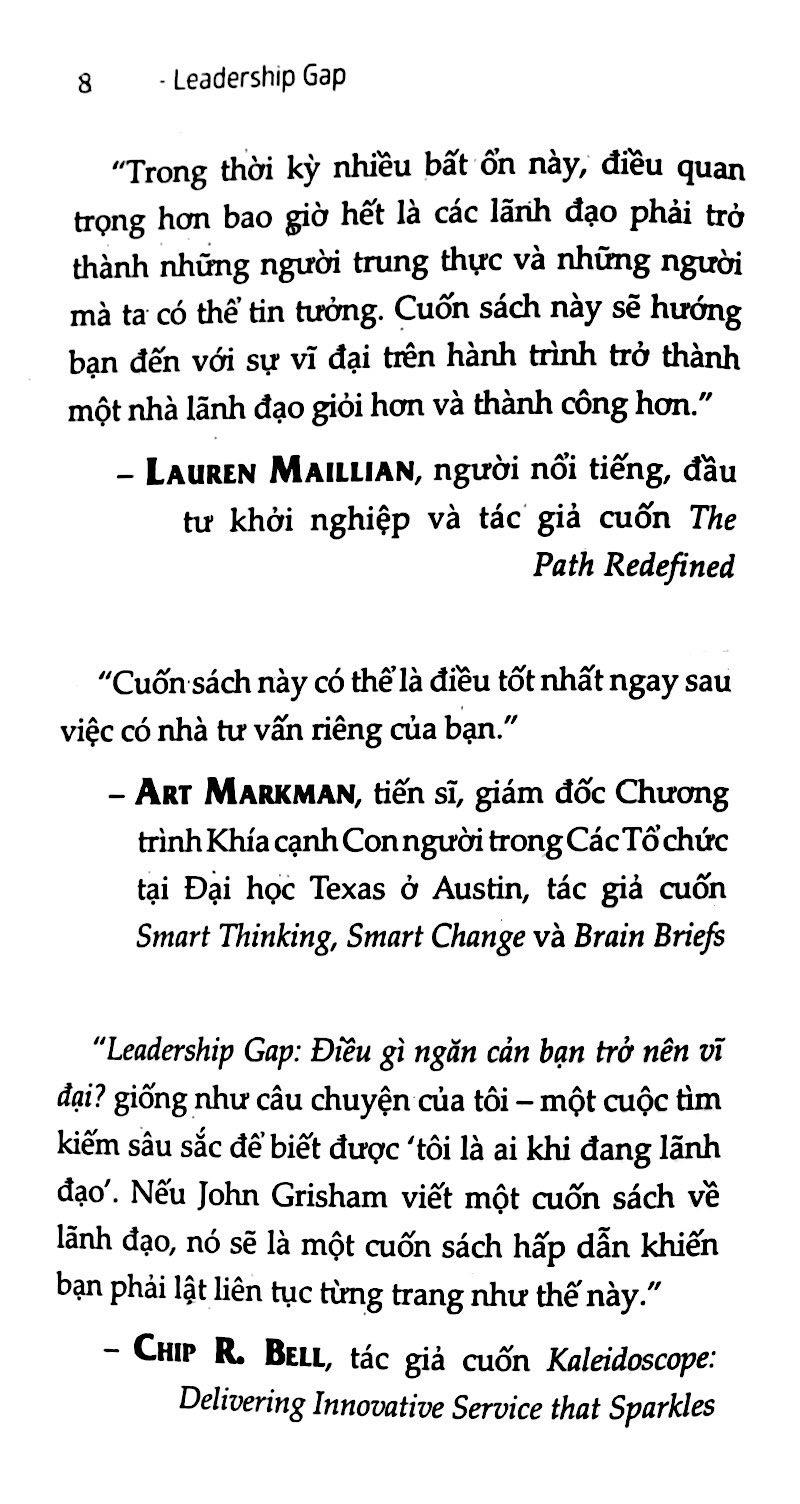 Sách The Leadership Gap