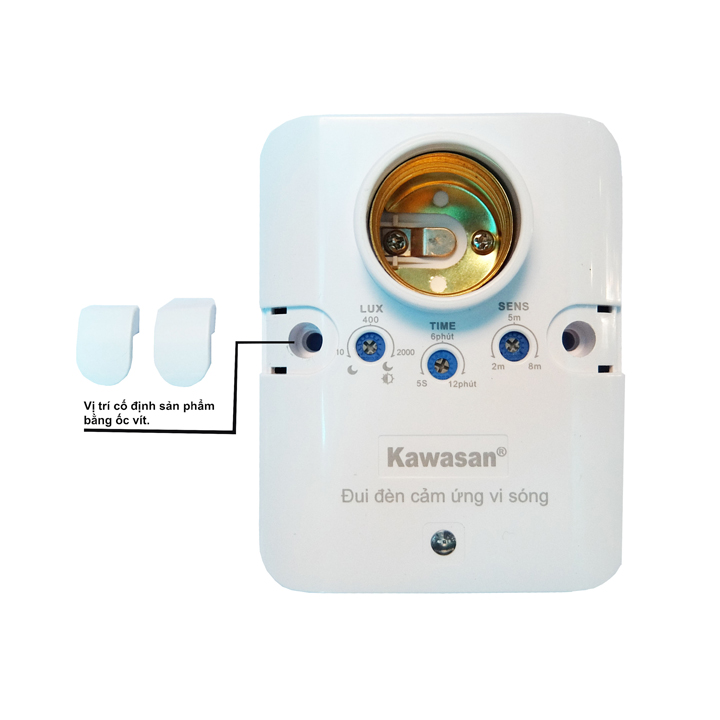 ĐUI ĐÈN CẢM ỨNG VI SÓNG KAWASAN MODEL KW-RS686C