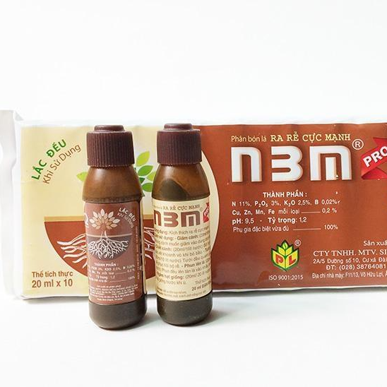 10 Lọ Phân bón N3M kích thích nảy mầm, kích thích ra rễ dạng nước 20ml