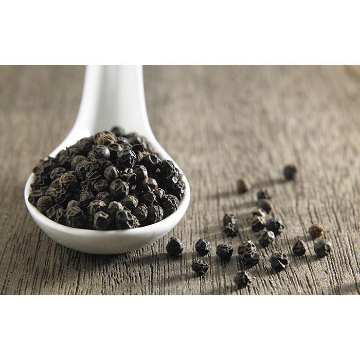 Muối Hồng tiêu đen Vipep 100% nguyên chất từ Himalaya, không chất tạo màu, tiêu đen nguyên hạt chưa qua chế biến 90g