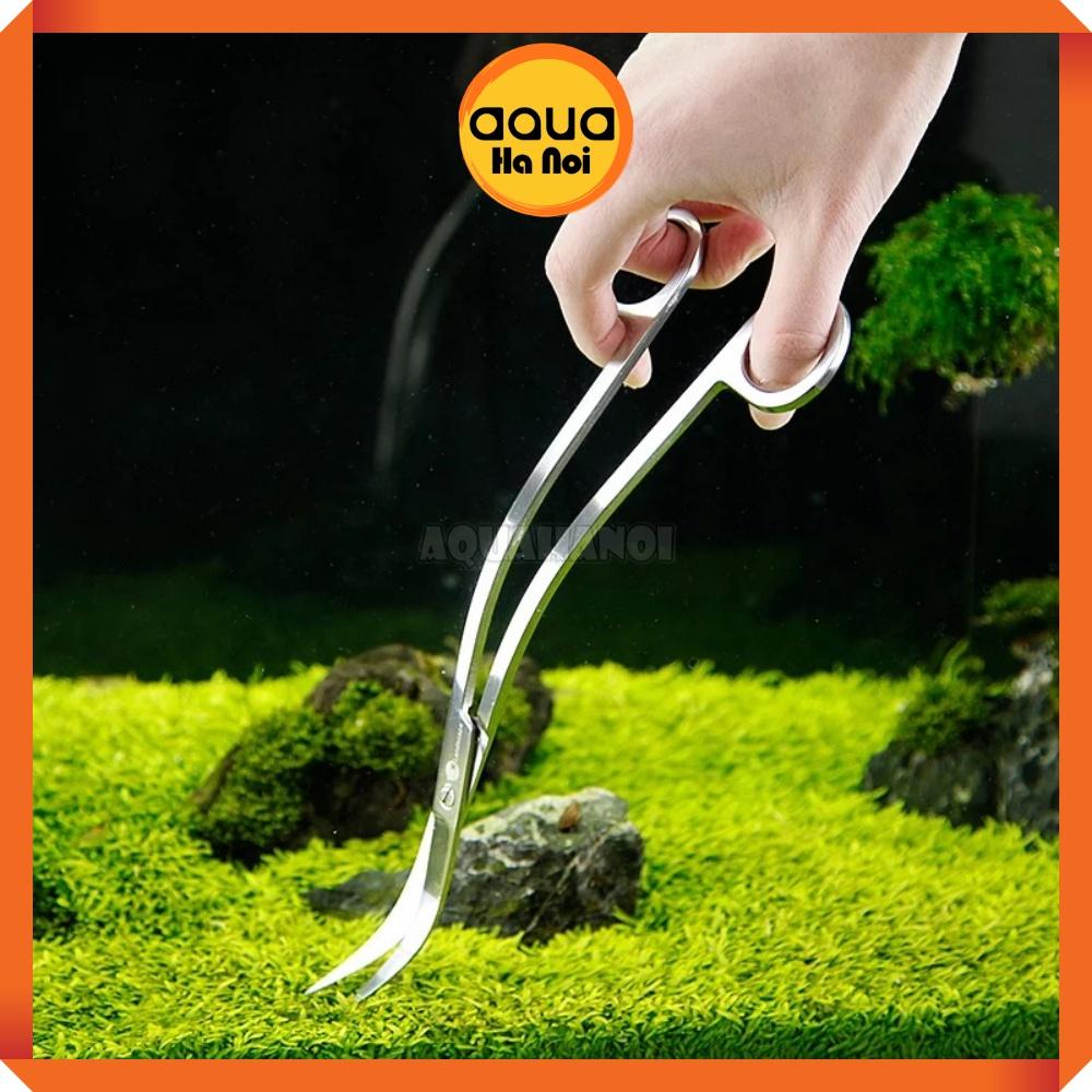 Kéo lượn sóng cắt tỉa cây thủy sinh Jusuo - inox không gỉ - 25cm