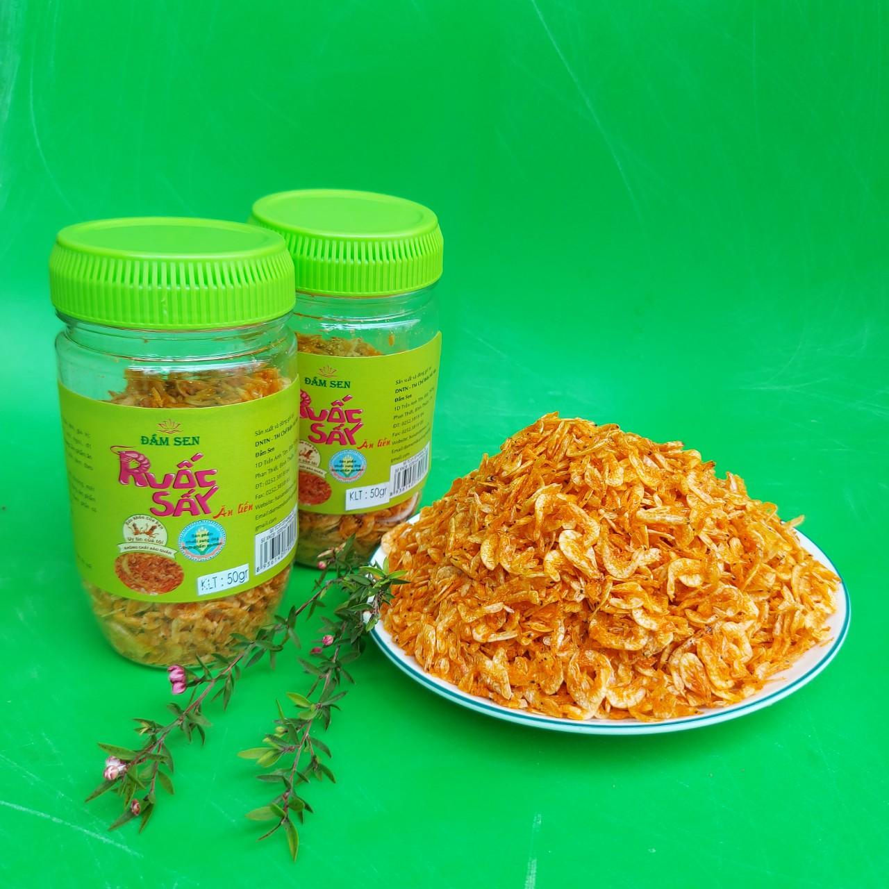 Đặc Sản Bình Thuận - Ruốc Sấy Ăn Liền Đầm Sen - 50G - Ocop 4 Sao