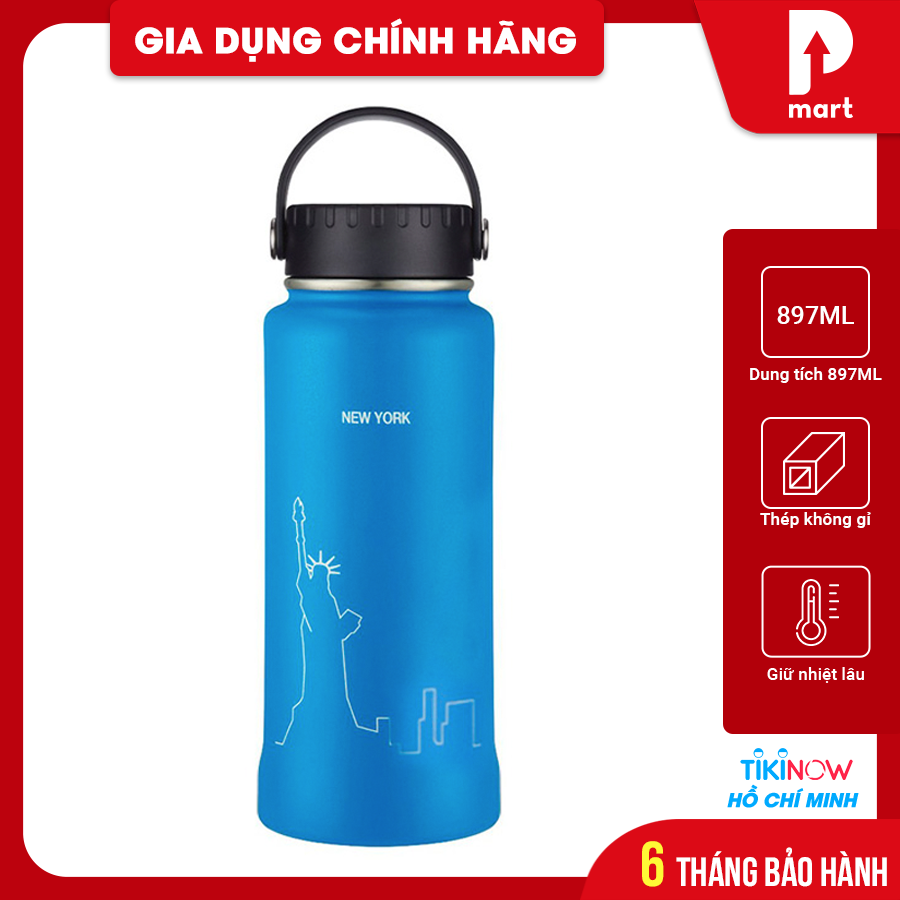 Bình Giữ Nhiệt Lock&amp;Lock RigaTumbler (Shanghai) LHC4160RED  897ml - màu Red