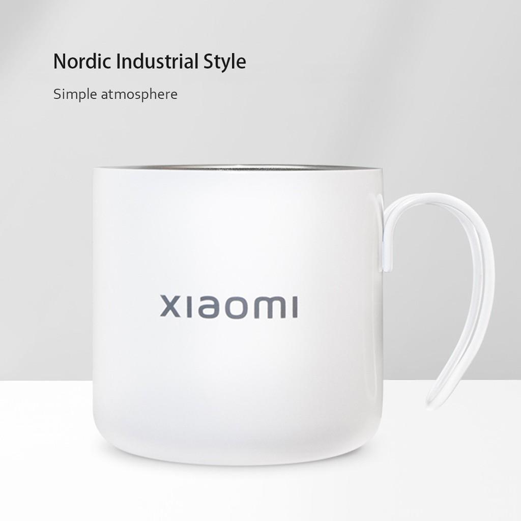 Cốc Xiaomi Youpin Dùng Uống Cà Phê Bằng Thép Không Gỉ Hoạ Tiết Ghi Chữ Xiaomi 400ml Hàng nhập khẩu