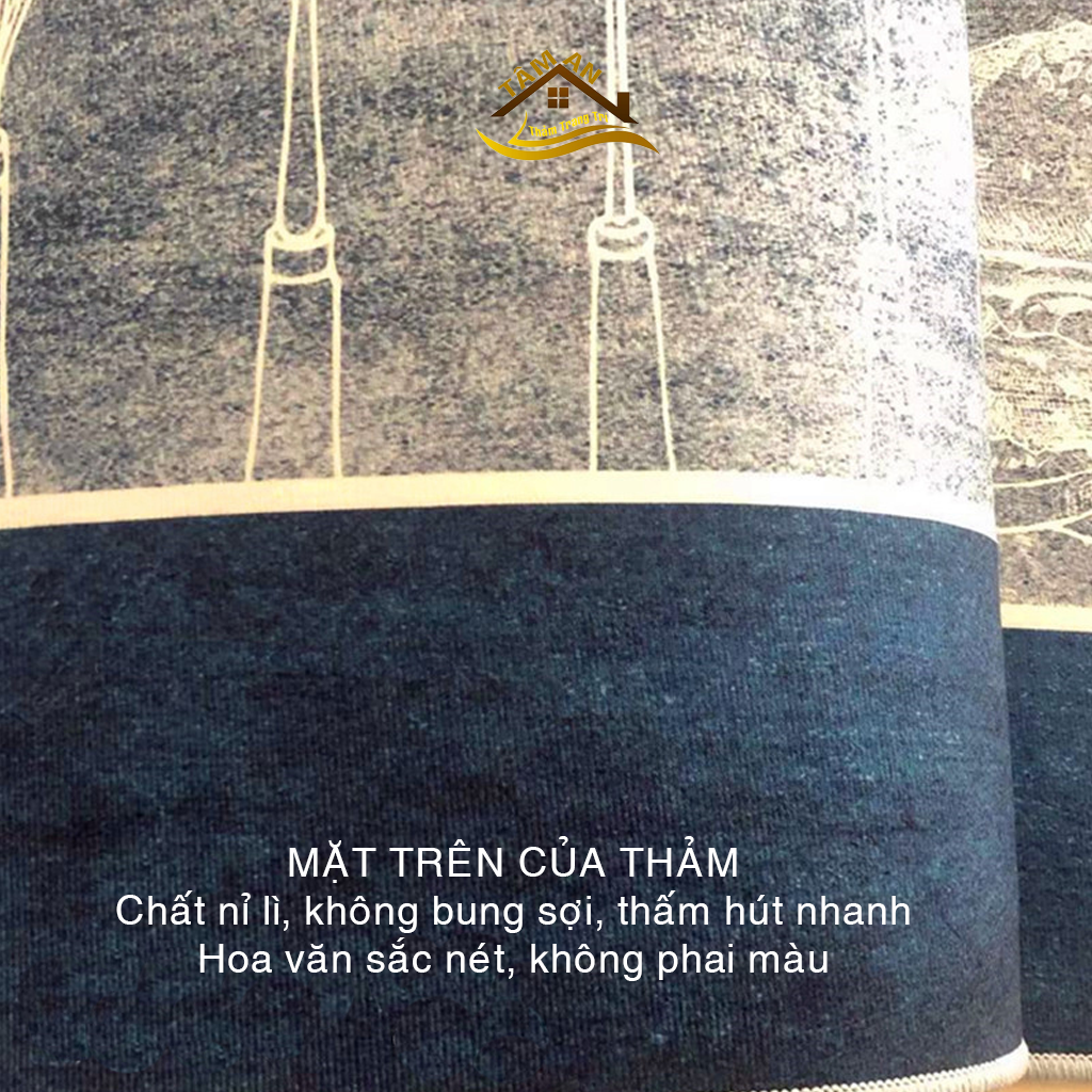 Thảm lót sàn cao cấp kích thước 45x75 và 45x150cm, Thảm trải sàn phòng bếp