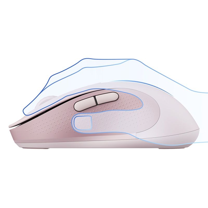 Chuột không dây Baseus F02 Bluetooth 5.2 /2.4G 4000DPI Ergonomic 6 nút cho iPad MacBook Tablet Laptop Máy tính- Hàng chính hãng