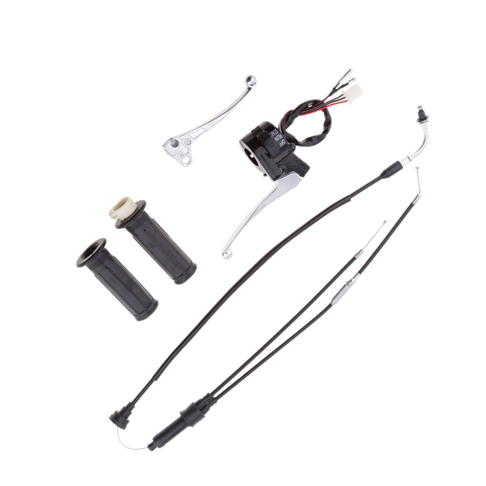 Twist Throttle Housing Switch Right ＆ Left Brake Lever for  PW50 PY50