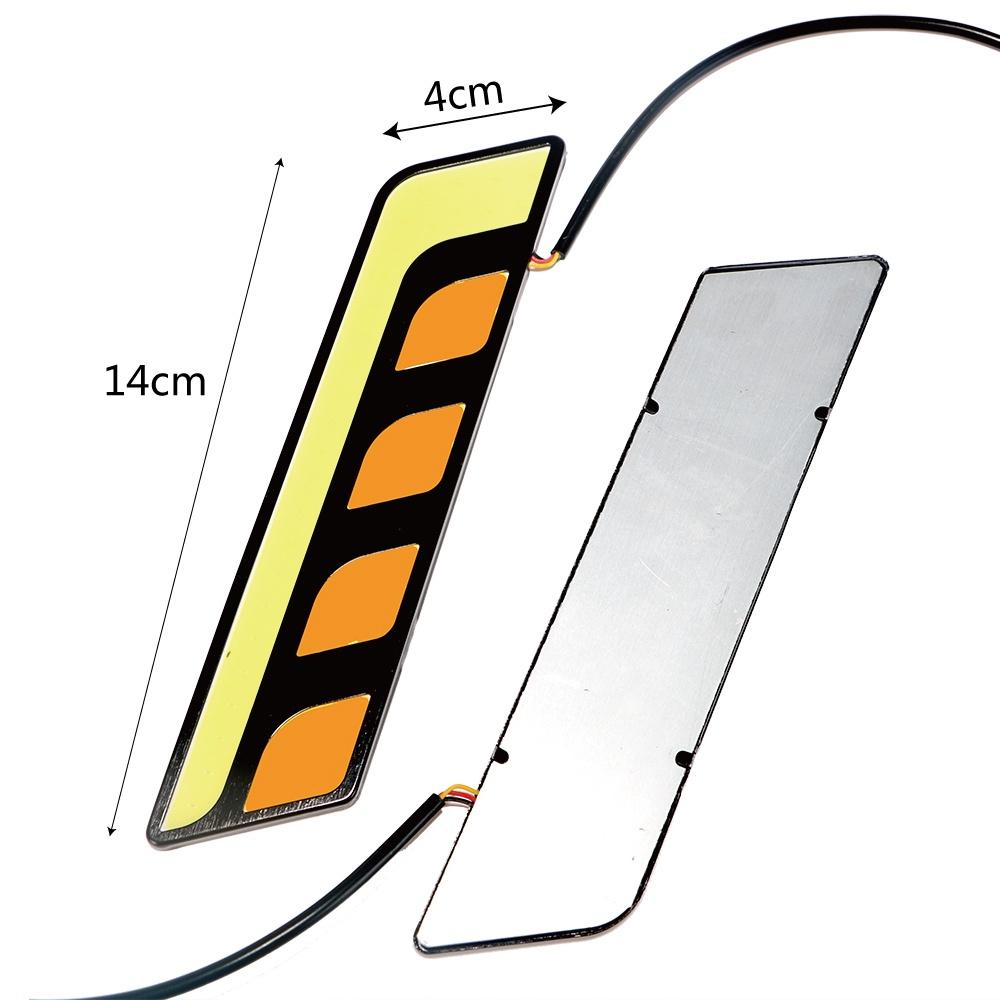 Set 2 đèn LED DRL siêu sáng chống sương mù chạy ban ngày cho xe hơi