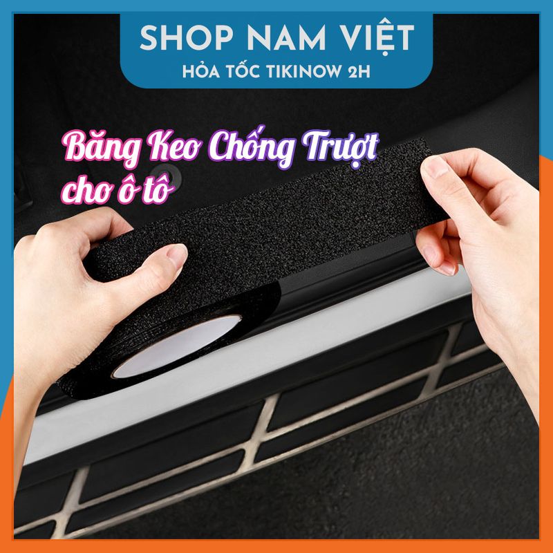 Băng Keo Nhám Chống Trơn Trượt Cầu Thang, Bậc Cửa Oto