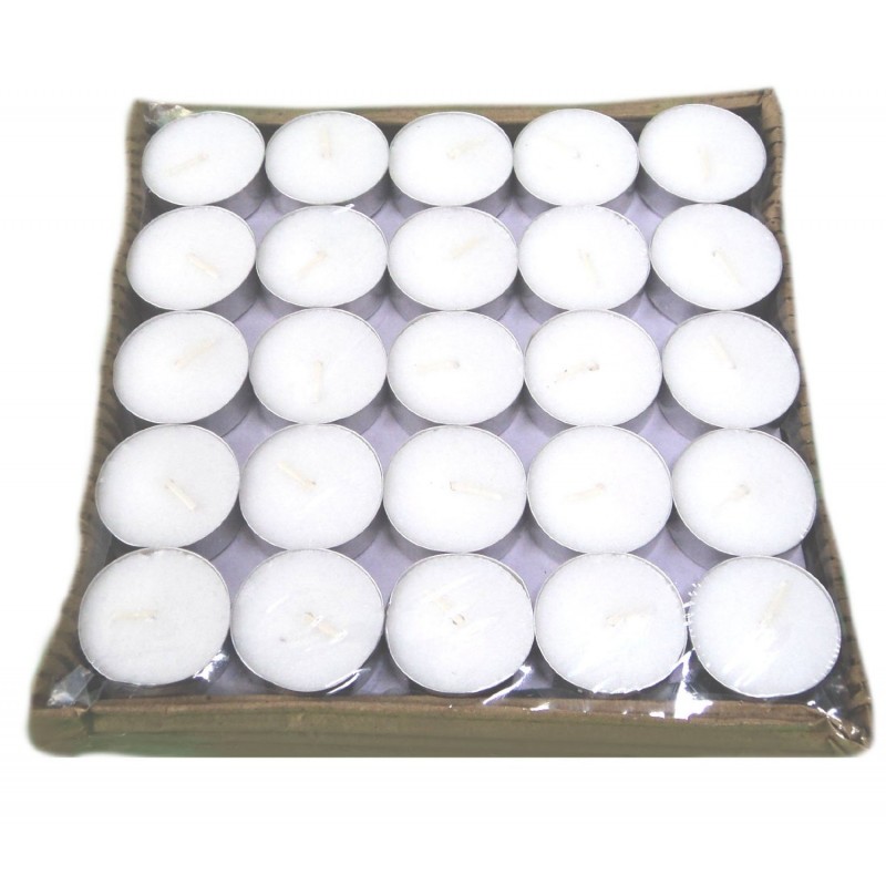 100 Viên Nến Tealight Sáp Cọ 2 giờ Lorganic An Toàn Sức Khỏe, dùng kết hợp với đèn xông và tinh dầu, khử mùi, xua đuổi muỗi và côn trùng hiệu quả, trang trí