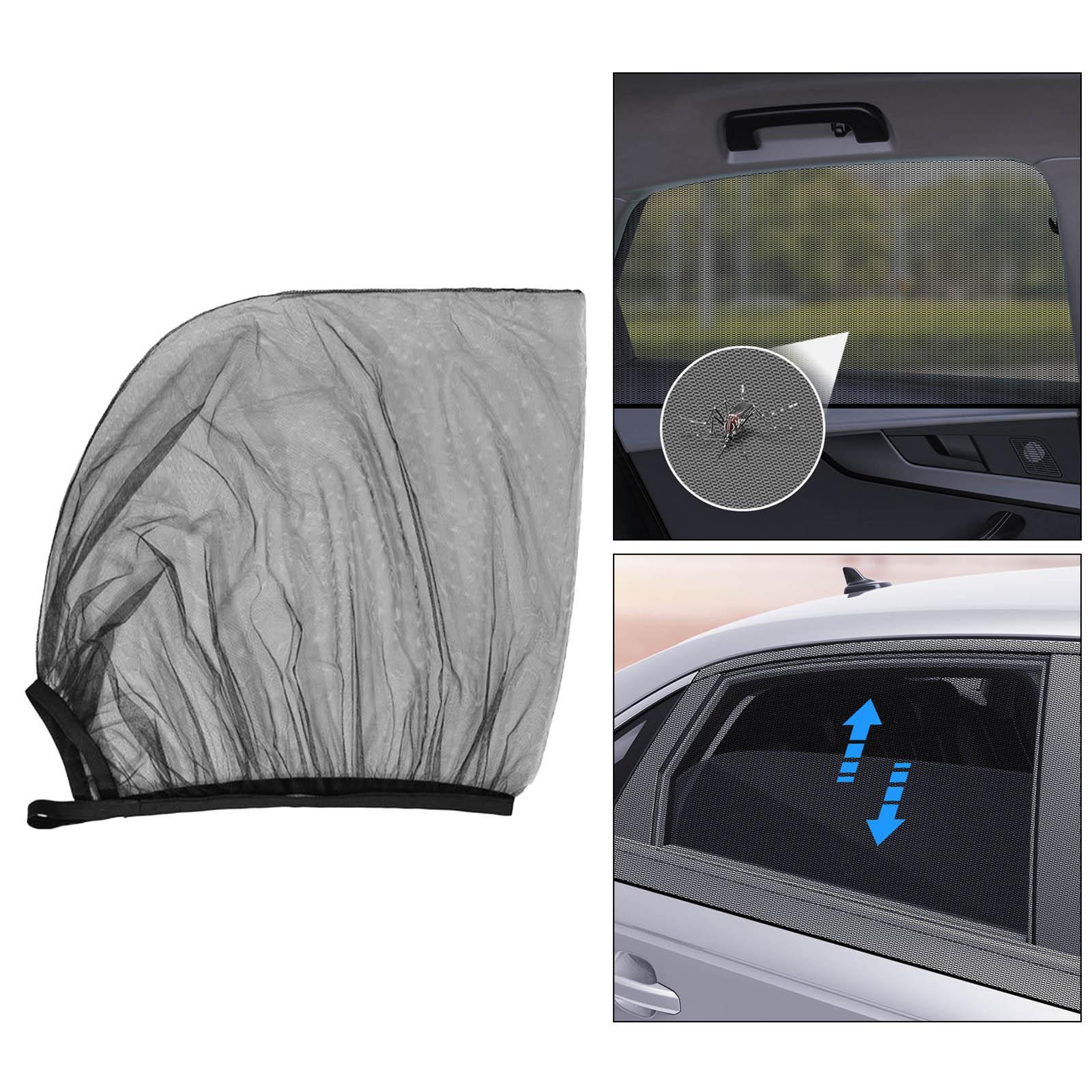 2 Pieces Sunshade Privacy Curtain Block Mesh Car Window for Family Children Baby