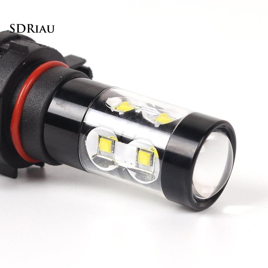 Set 2 Đèn Led Sương Mù Bằng Hợp Kim Nhôm Cho Xe Ô Tô