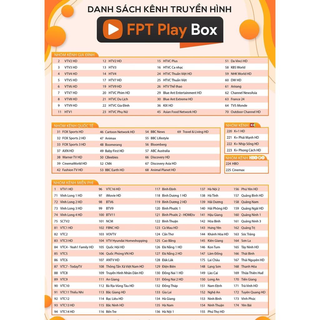 FPT Play Box 2020 plus 4K mã T550 Đầu thu Fpt box 2020 Smart box Fpt - Hàng Chính Hãng