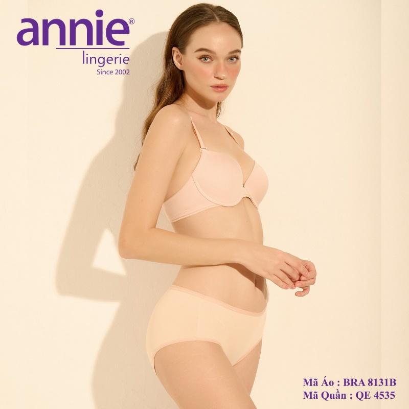 Bộ đồ lót Nữ Annie 8131b Đồng Bộ Chất Liệu Co Giãn, Đàn Hồi, Thoáng Khí Kiểu Dáng Năng Động, Thời Trang