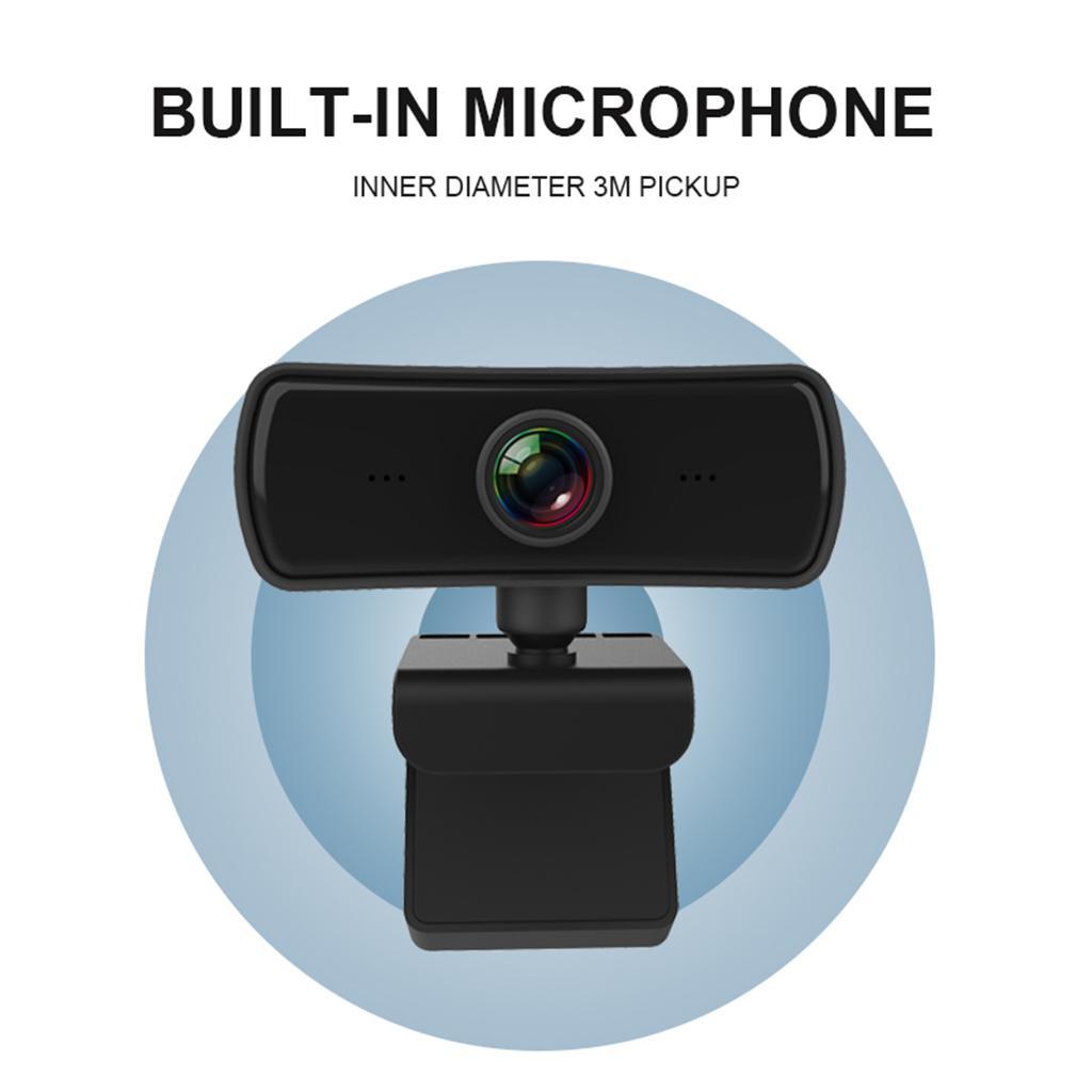 Set of 2 Digital 1440P HD Webcam Autofocus 4K USB Web Camera Built-in Mic