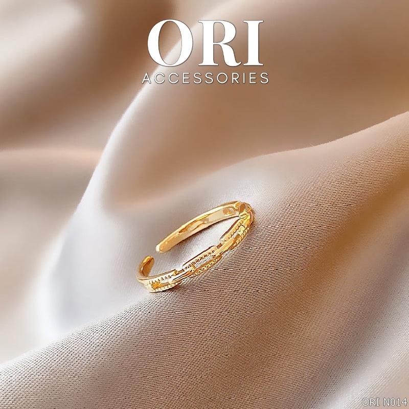 Nhẫn nữ Freesize mắt xích Dante tinh tế thời trang ORI ACCESSORIES N014