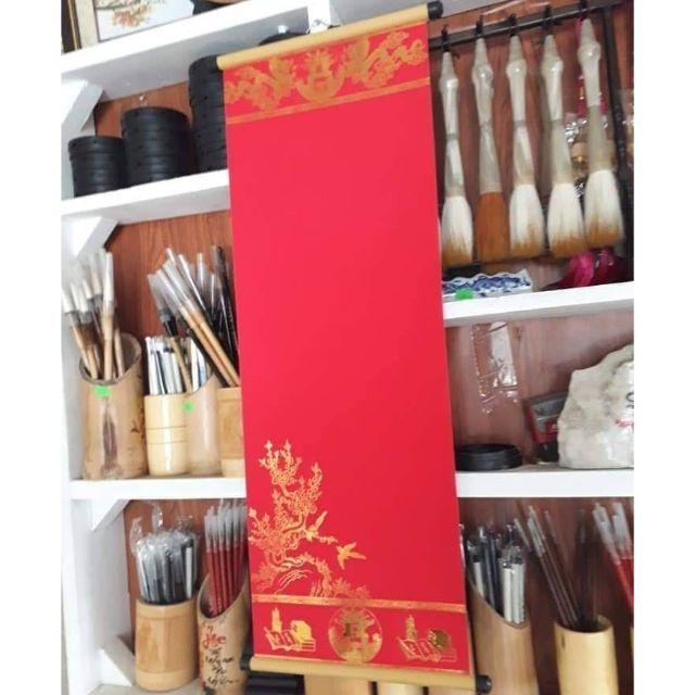 Combo 10 Giấy viết thư pháp có nẹp treo.