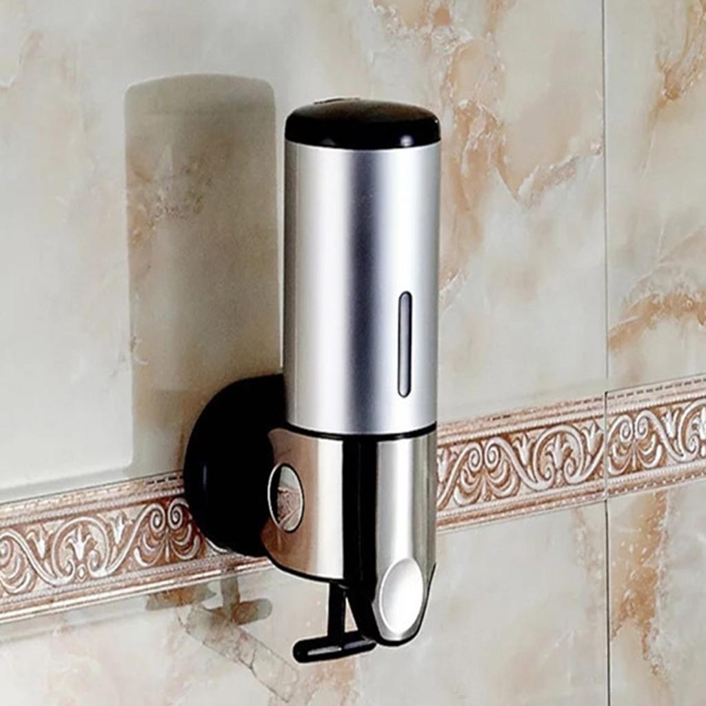 Bathroom Wall Mount Soap Dispenser Shower Shampoo Container 500ml