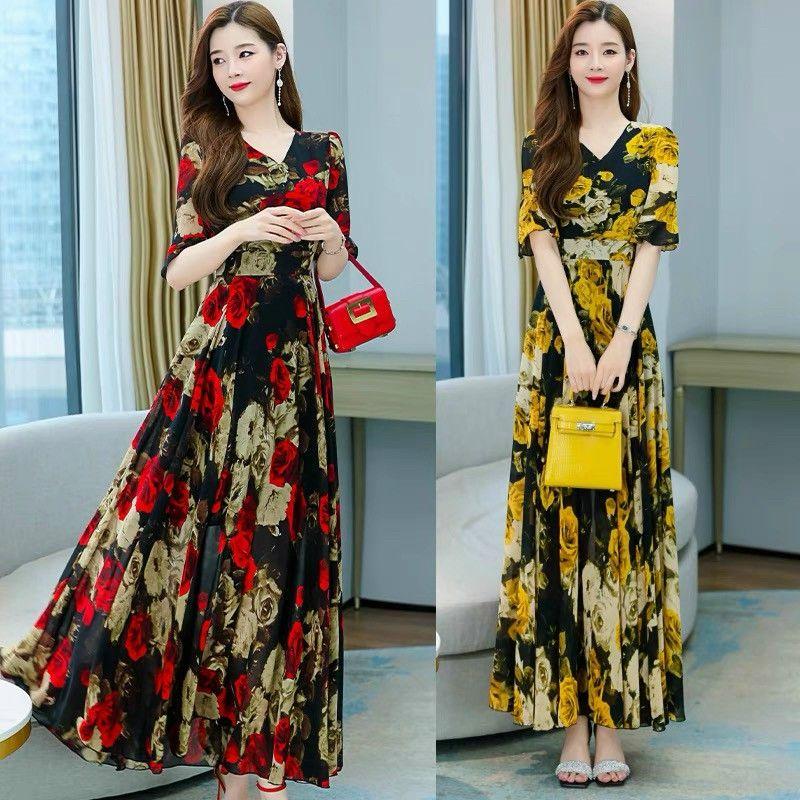 ĐẦM MAXI VOAN HOA