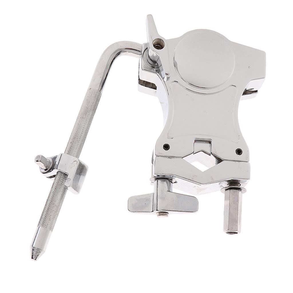 DIY Tom Tom Holder Support Stand Drum Accessory TH-04 Silver