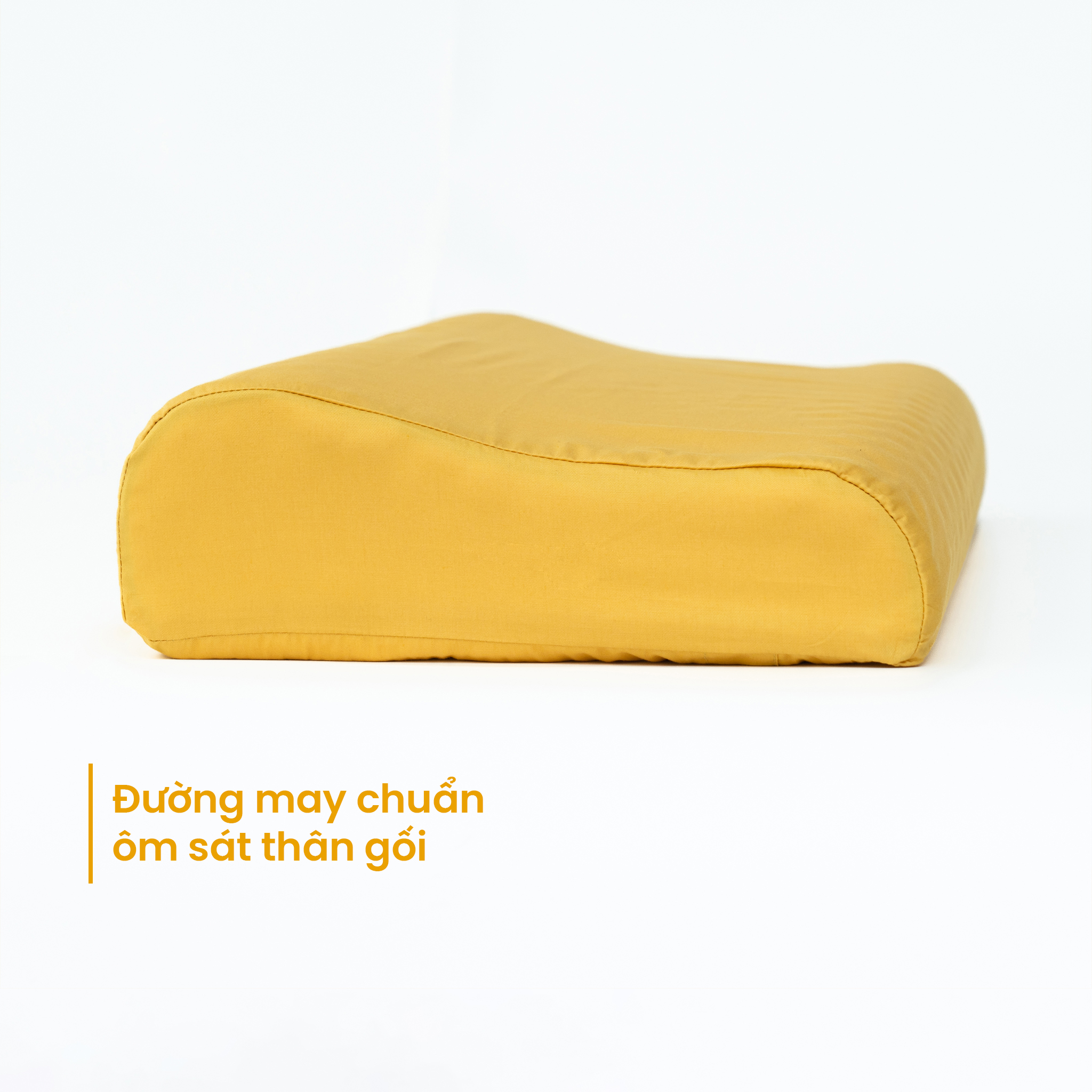 Vỏ gối cao su non Cotton Twill Hàn Quốc Sen Đá Home Bedding trơn màu, bao áo gối Memory Foam thô lụa cho người lớn