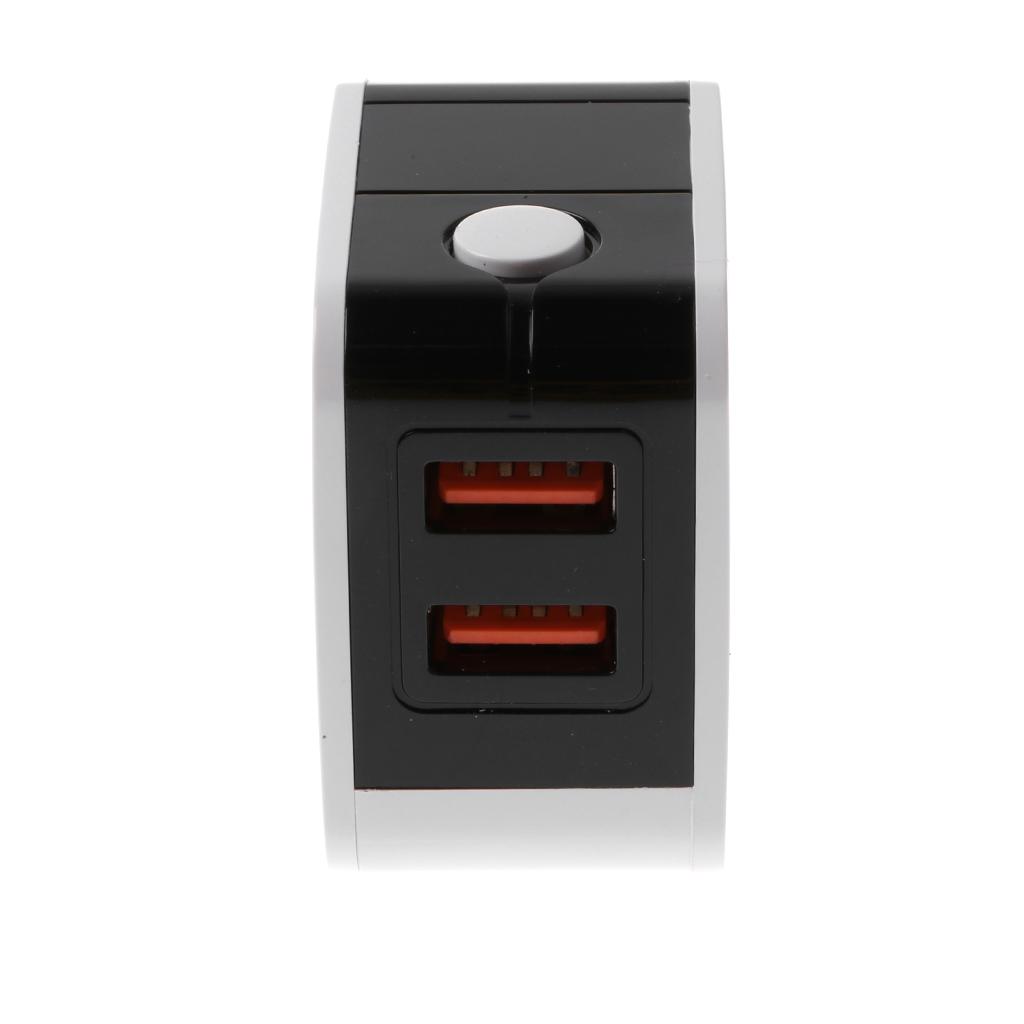 Dual 2 Port USB FAST Wall Charger Adapter For iPhone X 8 Galaxy S9