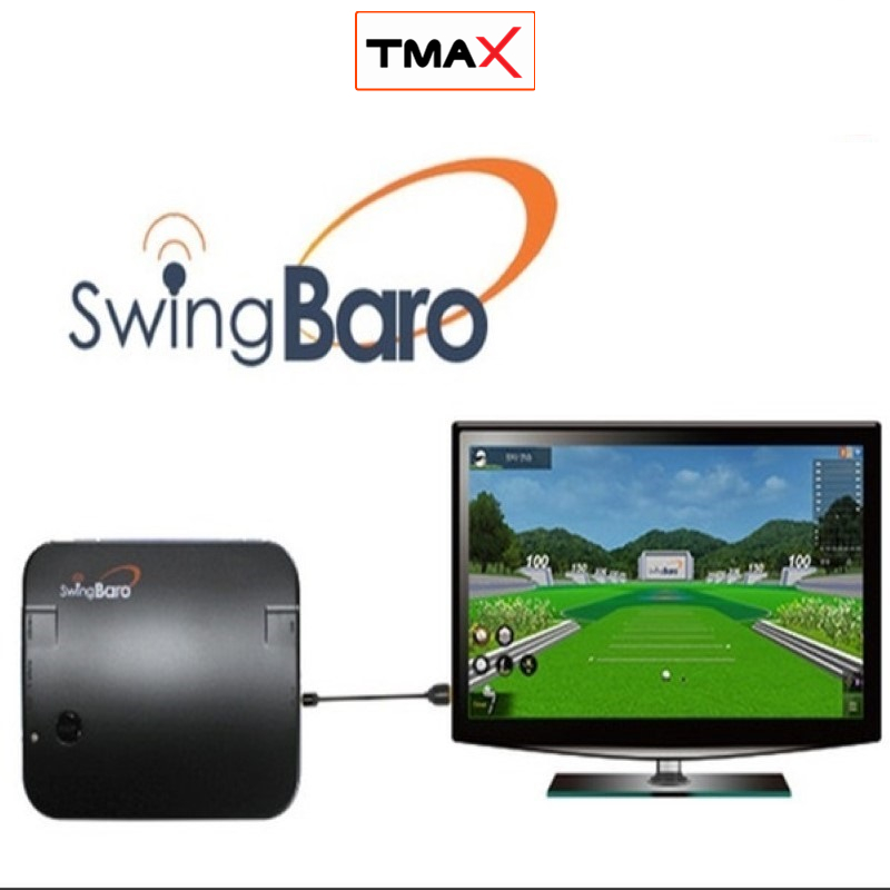 Bộ Chơi Golf Mô Phỏng 3D Cao Cấp TMAX SWING BARO Chơi Golf Tại Nhà Dễ Dàng 02 Chế Độ Tập Luyện + 05 Chế Độ Short Game.