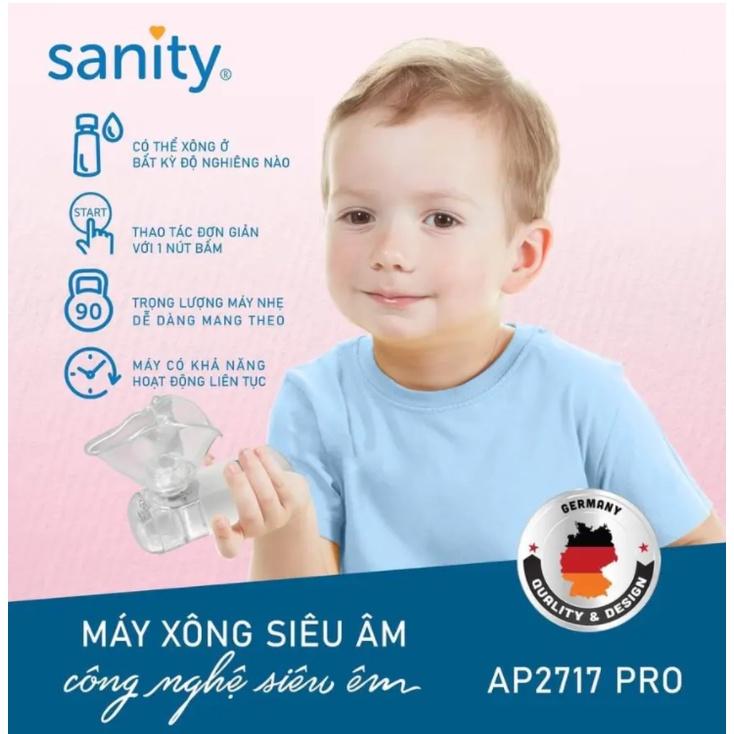 Máy xông khí dung siêu âm Sanity, VPM3 (AP 2717 PRO), Hàng chính hãng