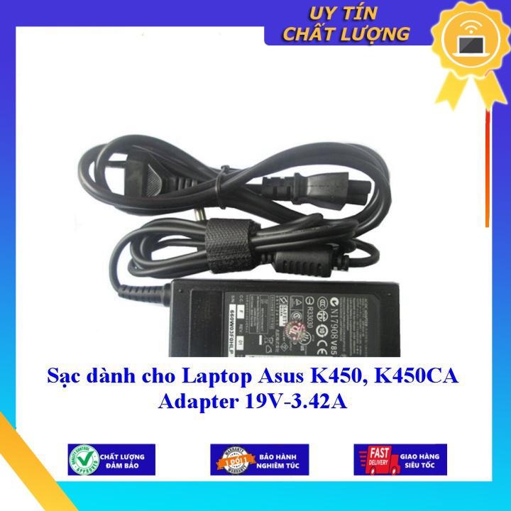 Sạc dùng cho Laptop Asus K450 K450CA Adapter 19V-3.42A - Hàng Nhập Khẩu New Seal