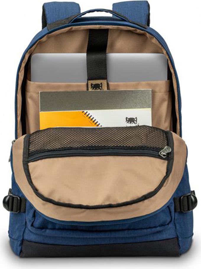 Balo laptop cao cấp 15.6 inch (Macbook 17inch) Mikkor The Eli Backpack chống thấm nước, ngăn đựng rộng rãi, ngăn đựng laptop riêng biệt, chống sốc, quai đeo vai được đệm foam PE dày êm thoải mái