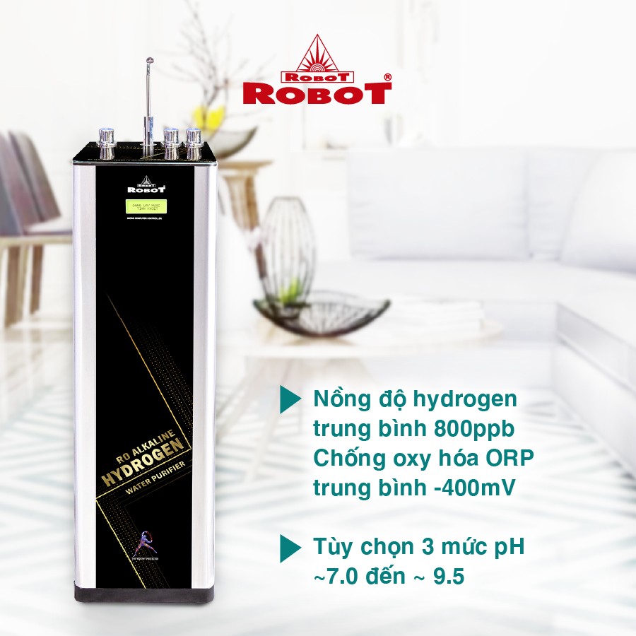 Máy Lọc Nước R.O Hydrogen Kiềm ROBOT RBs-9HA - Hàng Chính Hãng