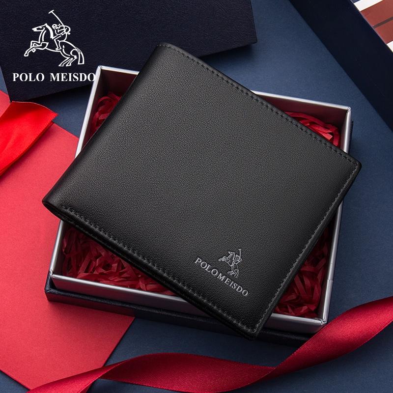 Ví Da Bò Nam Cao Cấp POLO MEISDO Sang Trọng Bảo Hành 24 Tháng
