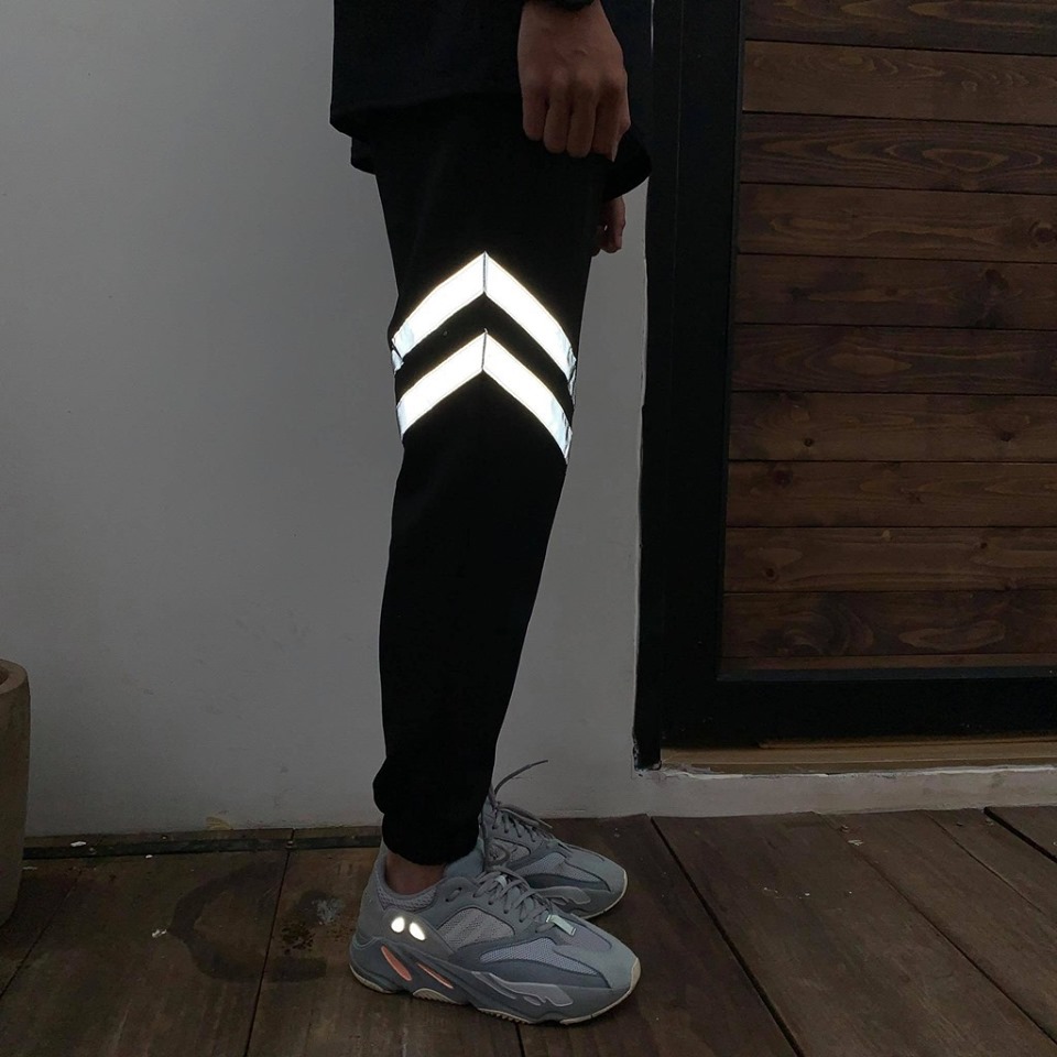 Quần jogger túi hộp phản quang unisex - Reflective Box Pants Hottrend