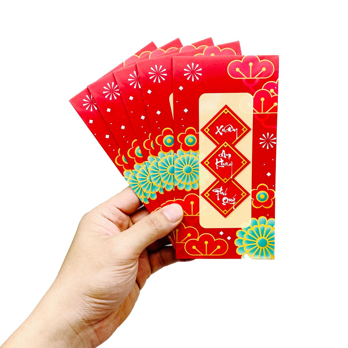 Bộ 5 Bao Lì Xì Tết Bính Ngọ 2026 - Blueangel CC4