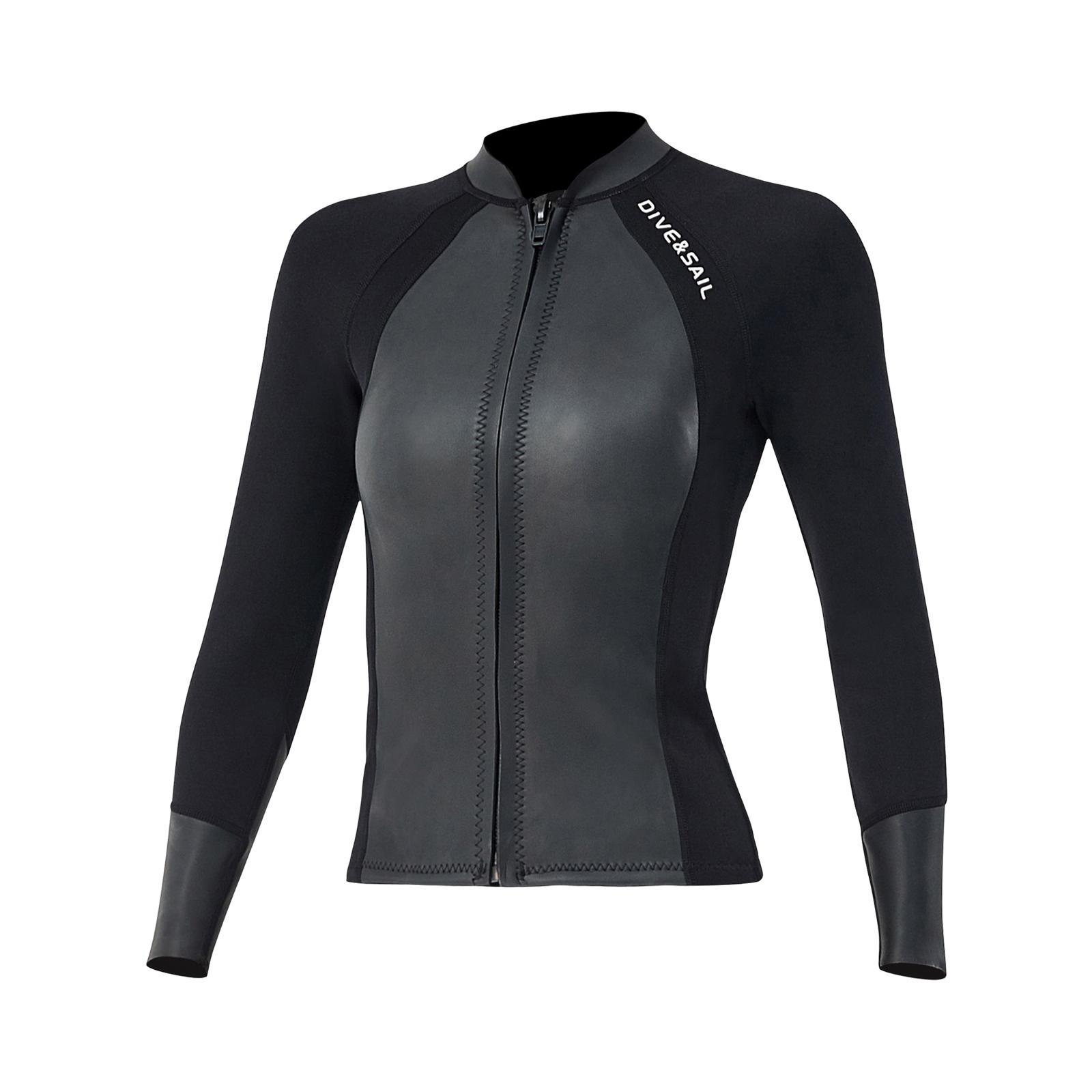 Wetsuit Top Scuba Diving Suit Long Sleeve Wetsuits Jacket Dive Suit for Snorkeling