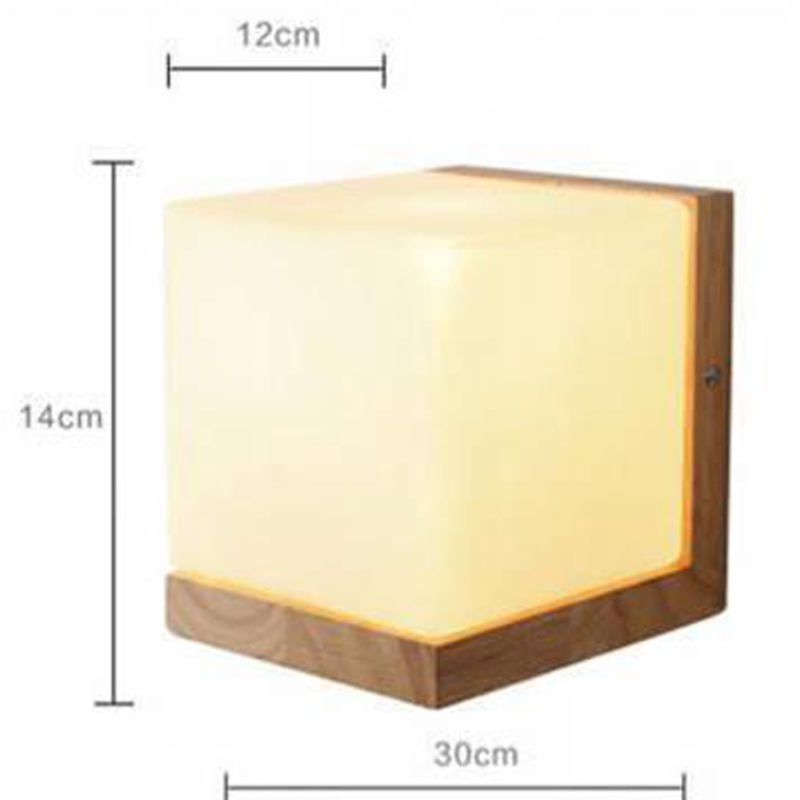 Combo 2 đèn vách hình khối vuông - DV00011 | kèm bóng - đèn tường trang trí WINNING LAMP