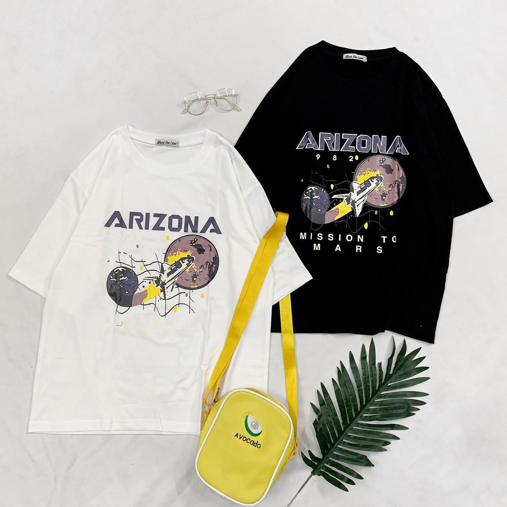 Áo thun tay lỡ form rộng ARIZONA ulzzang couple nam nữ UNISEX
