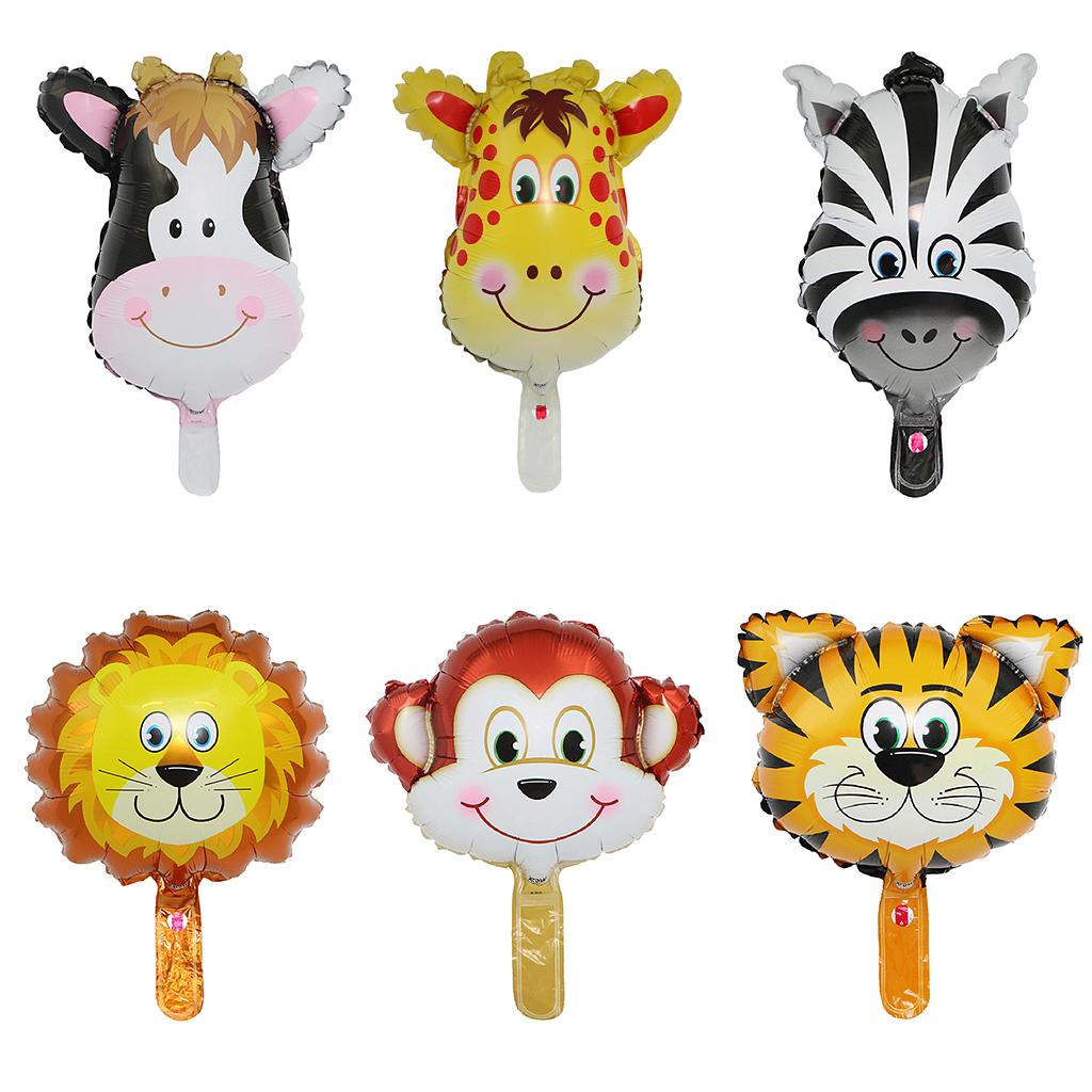 Cute Cartoon Animal Head Balloon Foil balloon for Kid Birthday Party Giraffe