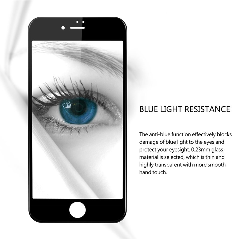 Miếng dán kính cường lực cho iPhone 7 Plus / 8 Plus hiệu ANANK 3D mỏng 0.2mm mặt kính AGGC Nhật Bản - Hàng chính hãng