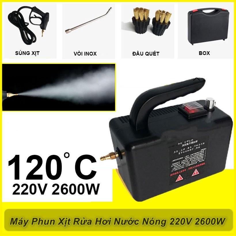 Máy Phun Xịt Rửa Hơi Nước Nóng 220V 2600W