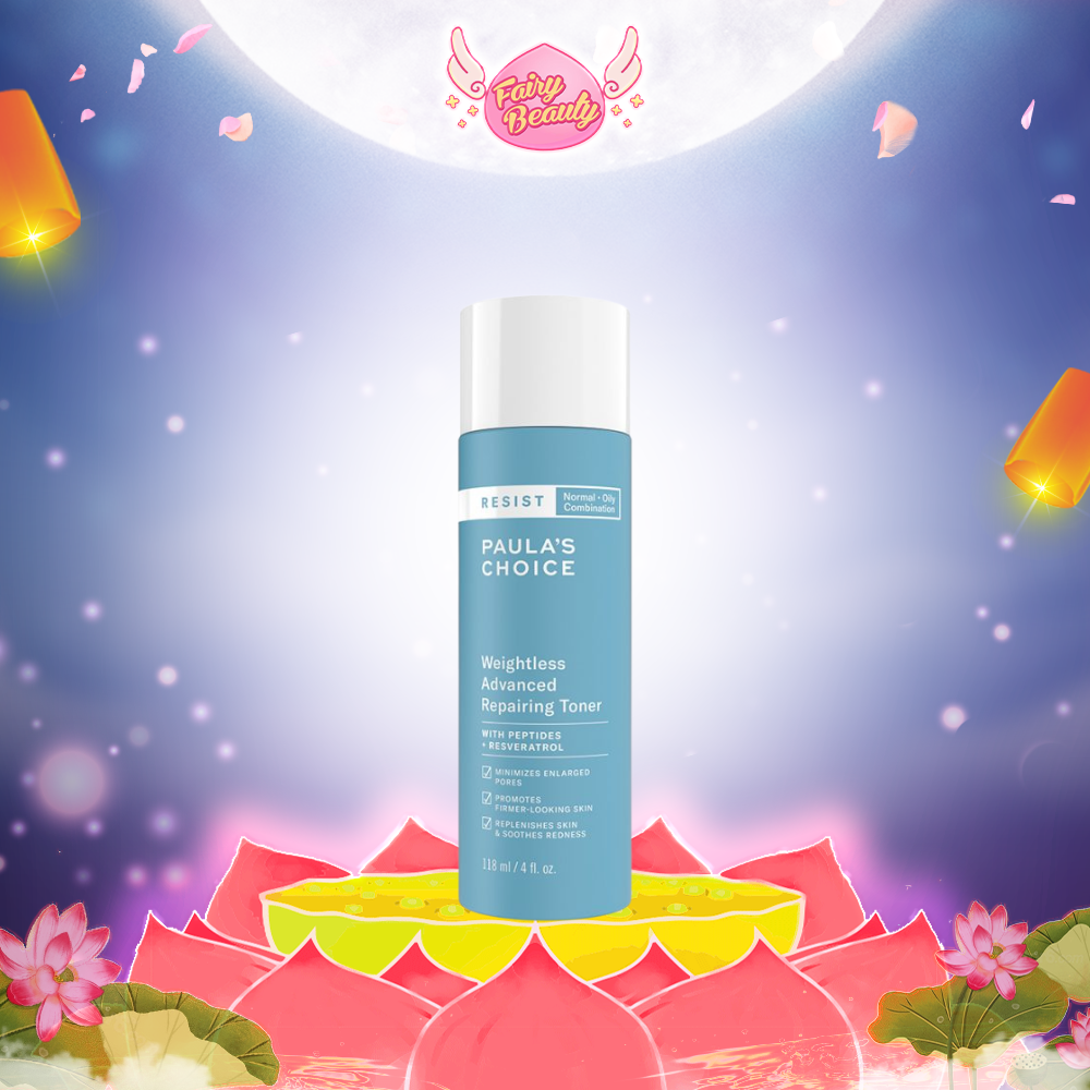 Nước Cân Bằng Siêu Nhẹ Cho Làn Da Dầu Và Lão Hóa Resist Weightless Advanced Repairing Toner 118 ml