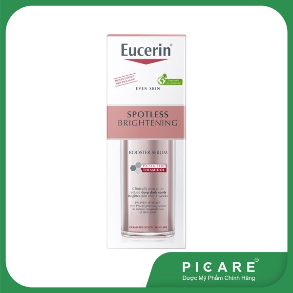 Combo Giảm Thâm Nám &amp; Dưỡng Trắng Eucerin Spotless Brightening Booster Serum 30ml &amp; UltraWhite Spotless Corrector 5ml