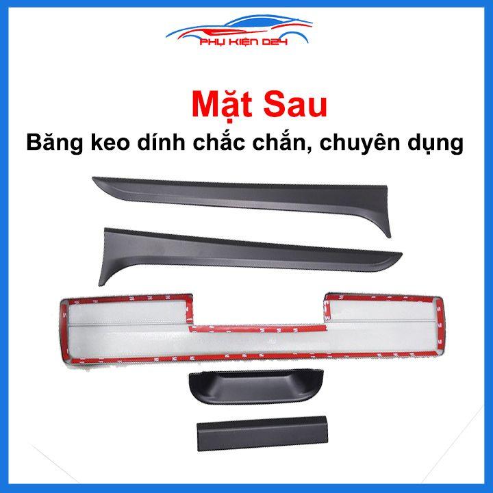 Ốp tay mở cốp mạ Triton 2019-2020-2021, 2016-2017-2018 hai màu đen, mạ crom trang trí xe chống va đập hiệu quả