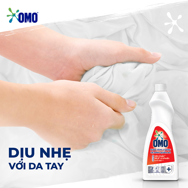 Nước Tăng Cường Vệ Sinh Quần Áo Omo 1L