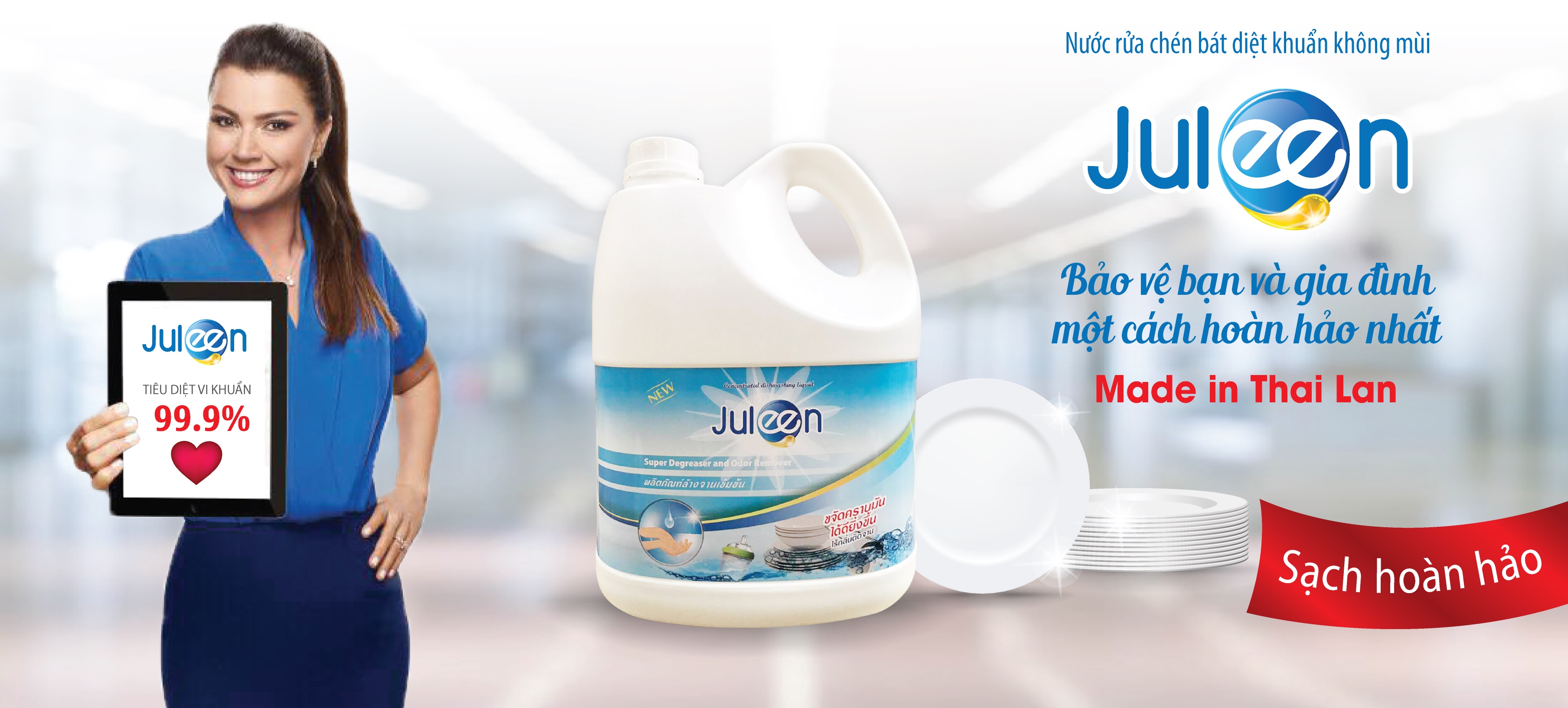 Nước rửa chén Juleen 3.5L