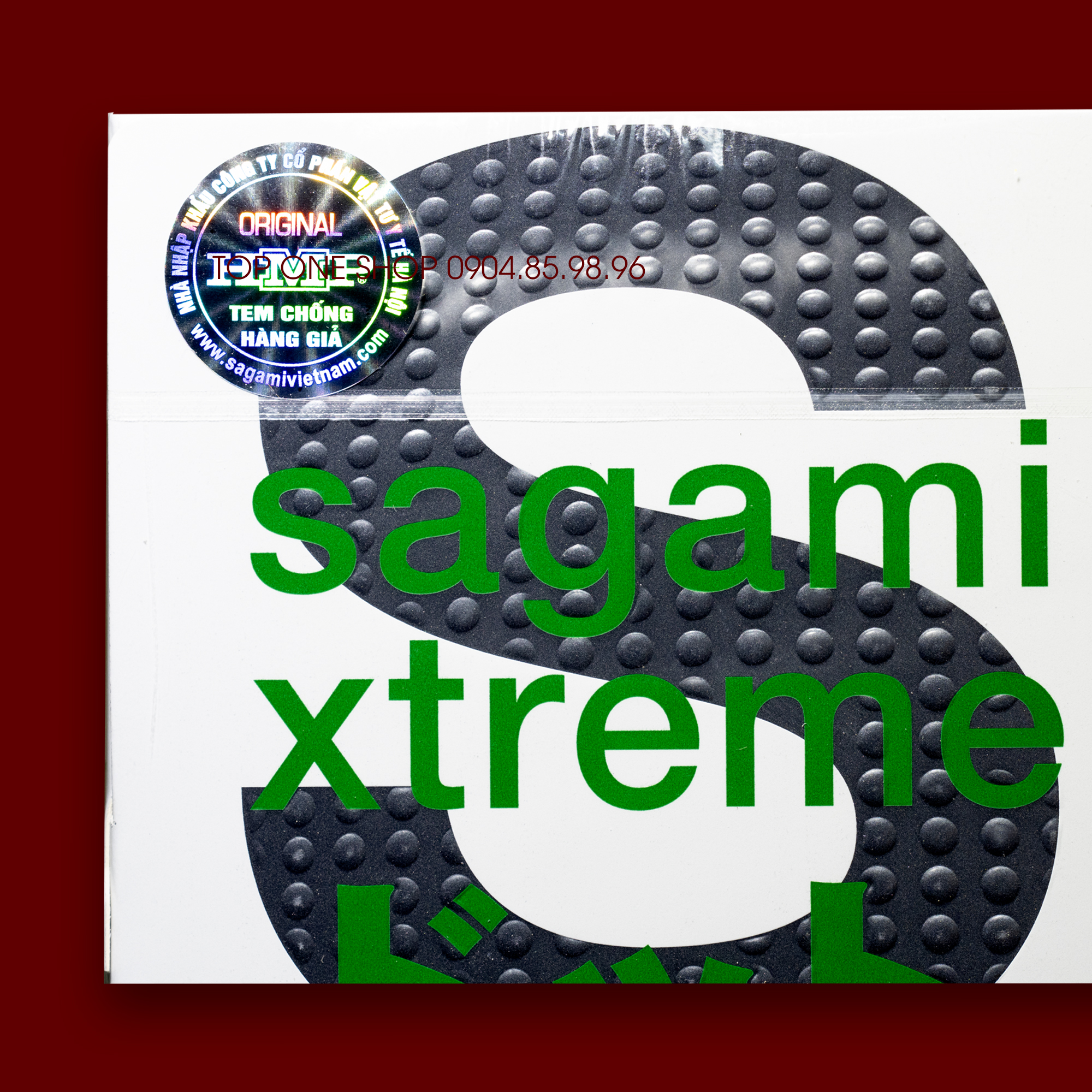 Hình ảnh Bao Cao Su Có Gai Nhật Bản Sagami Extreme White (10 Cái / Hộp)