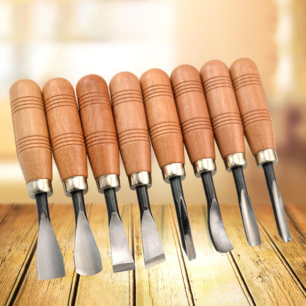 8 In 1 8 Pcs Wood Cutter Wood Carving Tools Woodworking Tool Detail Chisel Home household Multifunction Utility Tool Set